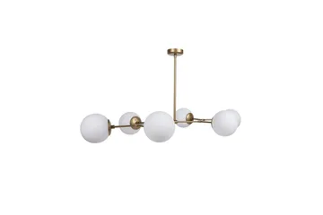 Taklampa Sudatoor Fibran Gul / Vit - Gul / Vit - Belysning - Lampor & belysning inomhus - Taklampa & takbelysning - Kökslampa & taklampa kök