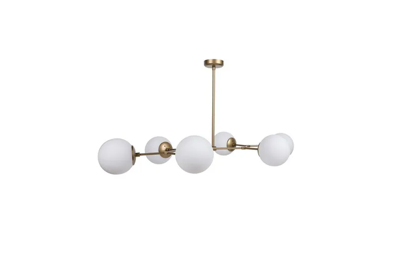 Taklampa Sudatoor Fibran Gul / Vit - Gul / Vit - Belysning - Lampor & belysning inomhus - Taklampa & takbelysning - Kökslampa & taklampa kök