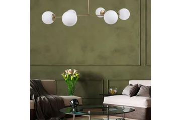 Taklampa Sudatoor Fibran Gul / Vit - Gul / Vit - Belysning - Lampor & belysning inomhus - Taklampa & takbelysning - Kökslampa & taklampa kök