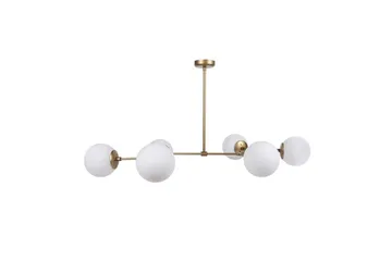 Taklampa Sudatoor Fibran Gul / Vit - Gul / Vit - Belysning - Lampor & belysning inomhus - Taklampa & takbelysning - Kökslampa & taklampa kök