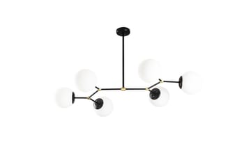 Taklampa Sudatoor Fibran Svart / Vit - Svart / Vit - Belysning - Lampor & belysning inomhus - Taklampa & takbelysning - Kökslampa & taklampa kök