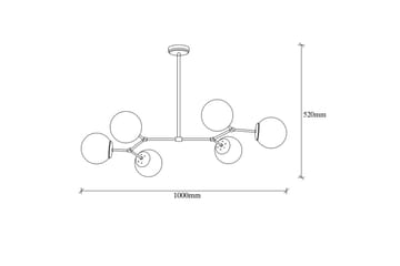 Taklampa Sudatoor Fibran Svart / Vit - Svart / Vit - Belysning - Lampor & belysning inomhus - Taklampa & takbelysning - Kökslampa & taklampa kök