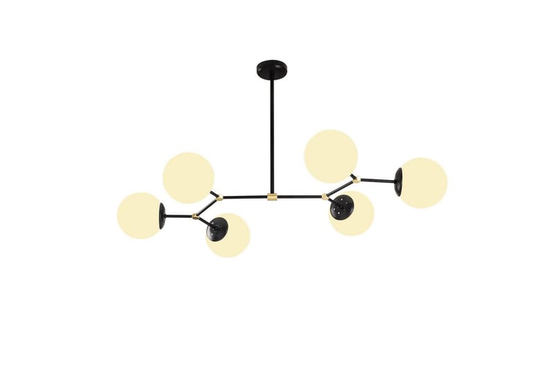 Taklampa Sudatoor Fibran Svart / Vit - Svart / Vit - Belysning - Lampor & belysning inomhus - Taklampa & takbelysning - Kökslampa & taklampa kök
