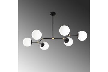 Taklampa Sudatoor Fibran Svart / Vit - Svart / Vit - Belysning - Lampor & belysning inomhus - Taklampa & takbelysning - Kökslampa & taklampa kök