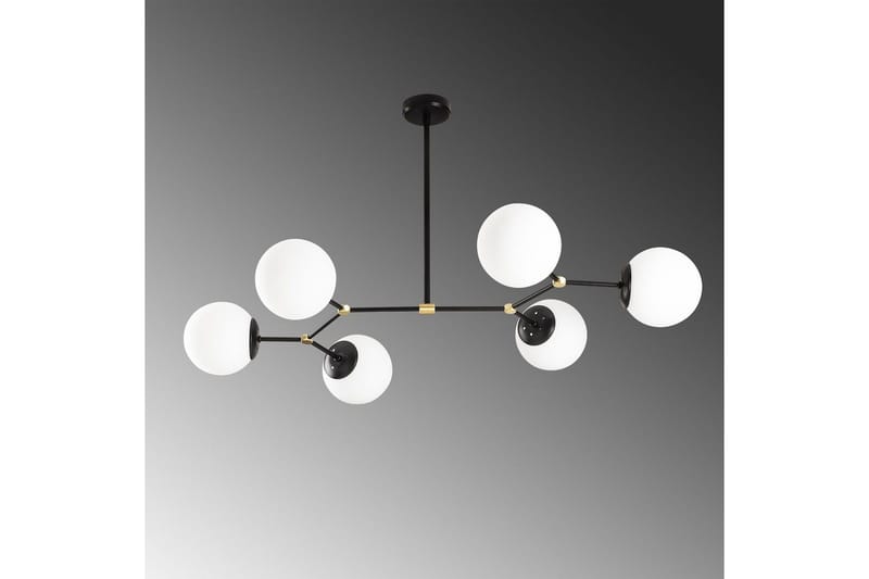 Taklampa Sudatoor Fibran Svart / Vit - Svart / Vit - Belysning - Lampor & belysning inomhus - Taklampa & takbelysning - Kökslampa & taklampa kök