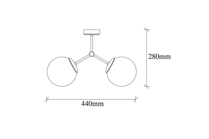 Taklampa Sudatoor Gul / Vit - Gul / Vit - Belysning - Lampor & belysning inomhus - Taklampa & takbelysning - Takplafond