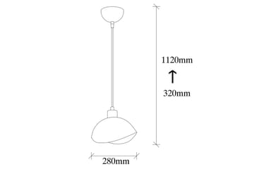 Taklampa Sugana Aesthetics Svart - Svart - Belysning - Lampor & belysning inomhus - Taklampa & takbelysning - Kökslampa & taklampa kök