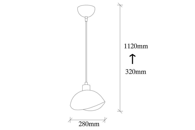 Taklampa Sugana Aesthetics Svart - Svart - Belysning - Lampor & belysning inomhus - Taklampa & takbelysning - Kökslampa & taklampa kök