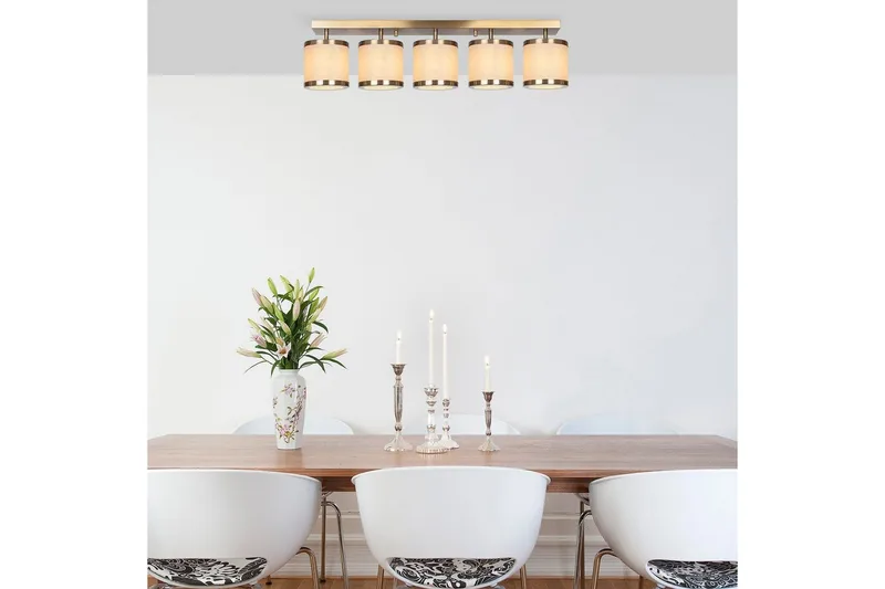 Taklampa Talra Five Vintage - Guld - Belysning - Lampor & belysning inomhus - Taklampa & takbelysning - Takplafond