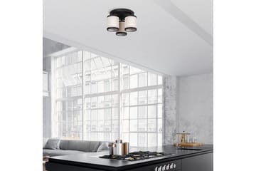 Taklampa Talrayo Svart / Vit - Svart / Vit - Belysning - Lampor & belysning inomhus - Taklampa & takbelysning - Takplafond