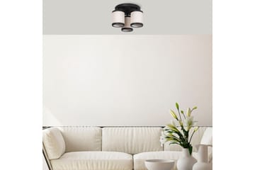 Taklampa Talrayo Svart / Vit - Svart / Vit - Belysning - Lampor & belysning inomhus - Taklampa & takbelysning - Takplafond