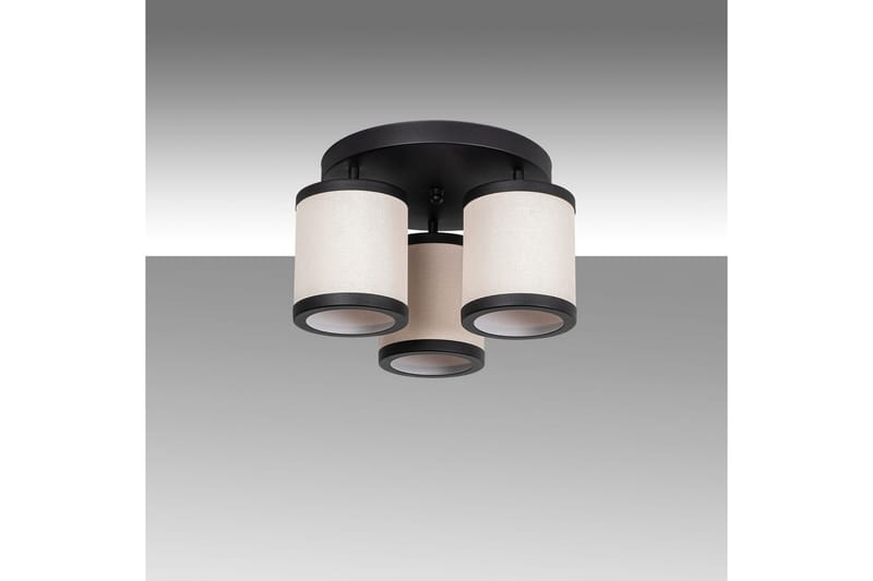 Taklampa Talrayo Svart / Vit - Svart / Vit - Belysning - Lampor & belysning inomhus - Taklampa & takbelysning - Takplafond
