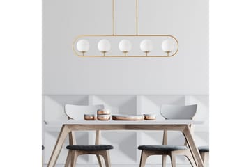 Taklampa Thalara Glansig Rany Fem sockel - Guld - Belysning - Lampor & belysning inomhus - Taklampa & takbelysning - Kökslampa & taklampa kök