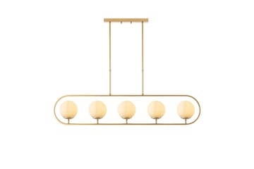 Taklampa Thalara Glansig Rany Fem sockel - Guld - Belysning - Lampor & belysning inomhus - Taklampa & takbelysning - Kökslampa & taklampa kök