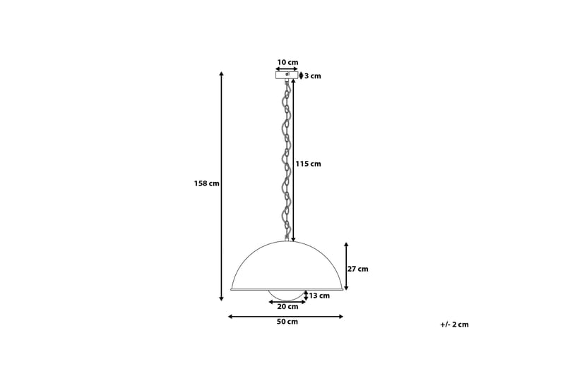 Taklampa Thames Ii 50 cm - Svart - Belysning - Lampor & belysning inomhus - Taklampa & takbelysning - Kökslampa & taklampa kök