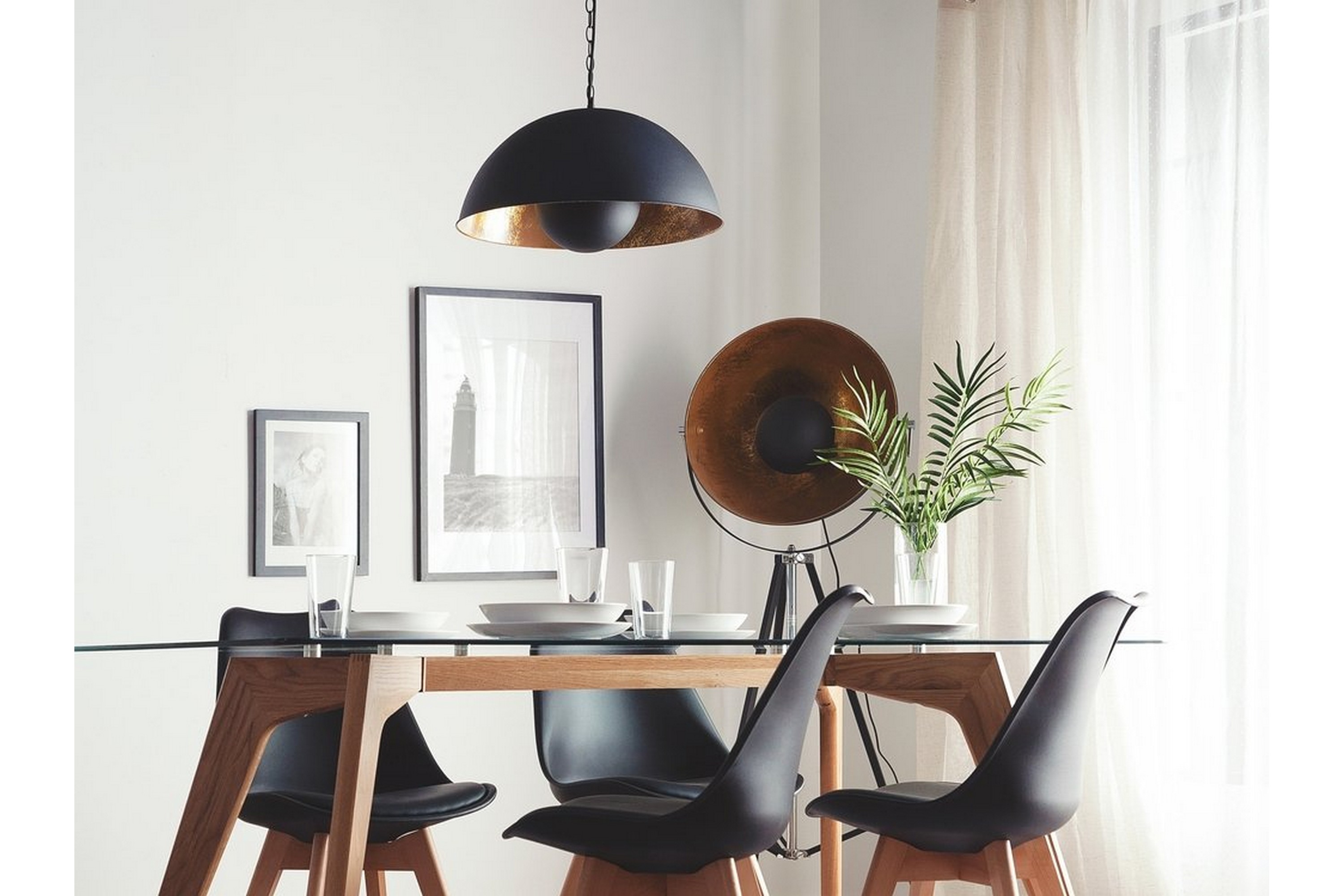 Taklampa Thames Ii 50 cm Svart