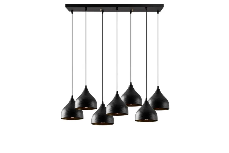 Taklampa Thela Seven Svart - Svart - Belysning - Lampor & belysning inomhus - Taklampa & takbelysning - Kökslampa & taklampa kök