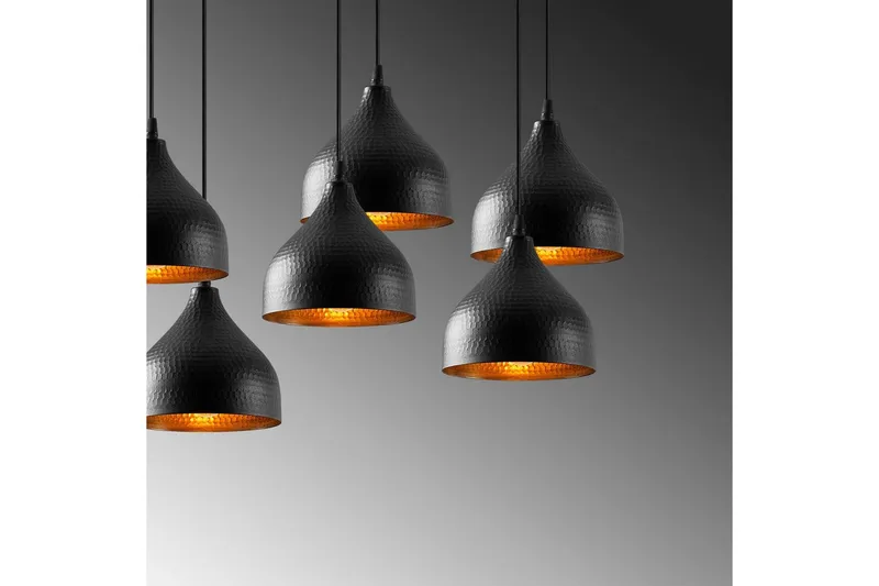 Taklampa Thela Seven Svart - Svart - Belysning - Lampor & belysning inomhus - Taklampa & takbelysning - Kökslampa & taklampa kök