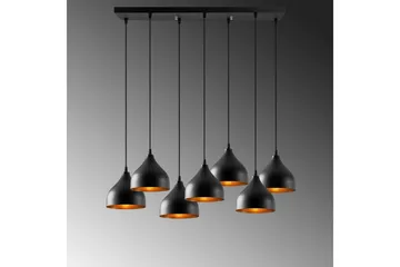 Taklampa Thela Seven Svart - Svart - Belysning - Lampor & belysning inomhus - Taklampa & takbelysning - Kökslampa & taklampa kök