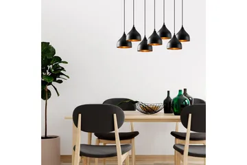 Taklampa Thela Seven Svart - Svart - Belysning - Lampor & belysning inomhus - Taklampa & takbelysning - Kökslampa & taklampa kök