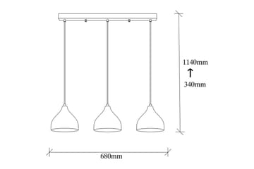 Taklampa Thela Triple Svart - Svart - Belysning - Lampor & belysning inomhus - Taklampa & takbelysning - Kökslampa & taklampa kök