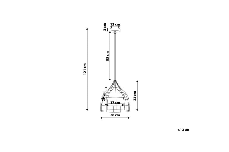 Taklampa Tresa 28 cm - Svart - Taklampa sovrum - Kökslampa & taklampa kök - Hall lampa - Fönsterlampa - Pendellampa & hänglampa - Taklampa vardagsrum - Nätlampa - Fönsterlampa hängande - Taklampa & takbelysning