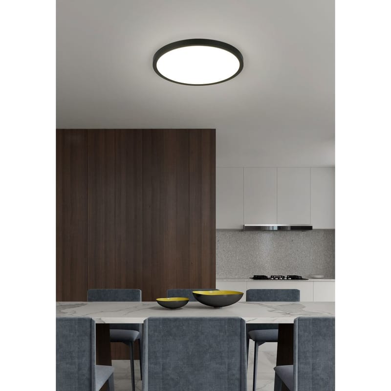 Taklampa TRIO Draco - 40 cm, Mattsvart - Belysning - Lampor & belysning inomhus - Taklampa & takbelysning - Takplafond