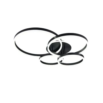 Taklampa TRIO Drake - Mattsvart - Belysning - Lampor & belysning inomhus - Taklampa & takbelysning - Takplafond