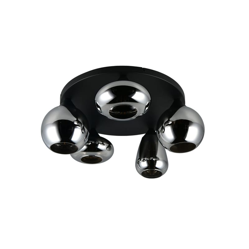 Taklampa TRIO Lumina - 5 lampor, Kromad - Belysning - Lampor & belysning inomhus - Taklampa & takbelysning - Kristallkrona & takkrona