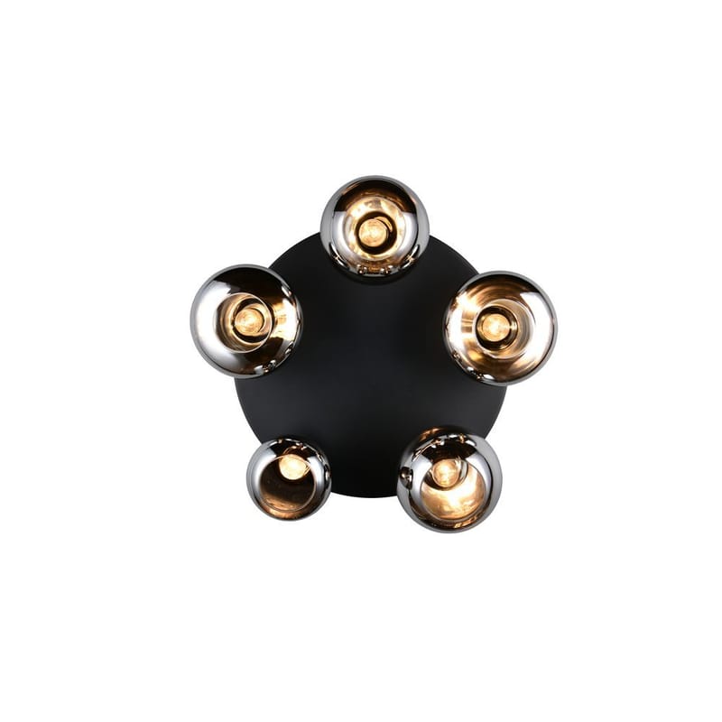 Taklampa TRIO Lumina - 5 lampor, Kromad - Belysning - Lampor & belysning inomhus - Taklampa & takbelysning - Kristallkrona & takkrona