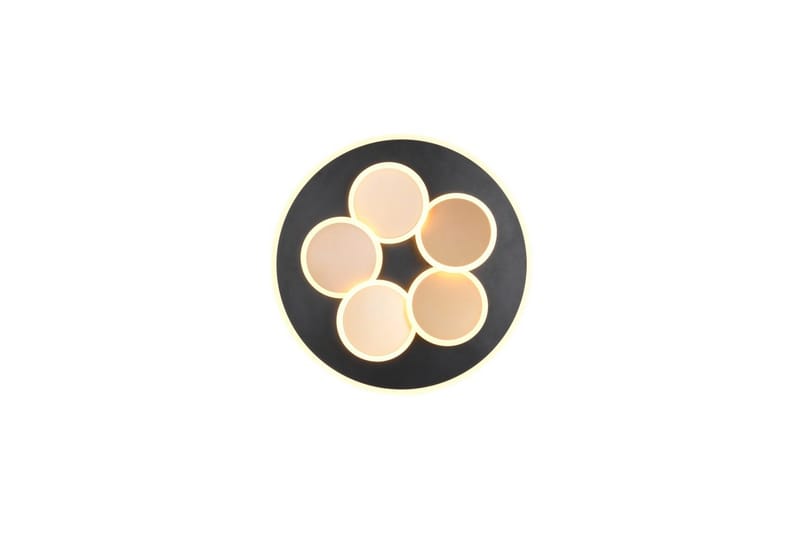 Taklampa TRIO Mandala Mattsvart/guld - Mattsvart/guld - Belysning - Lampor & belysning inomhus - Taklampa & takbelysning - Takplafond