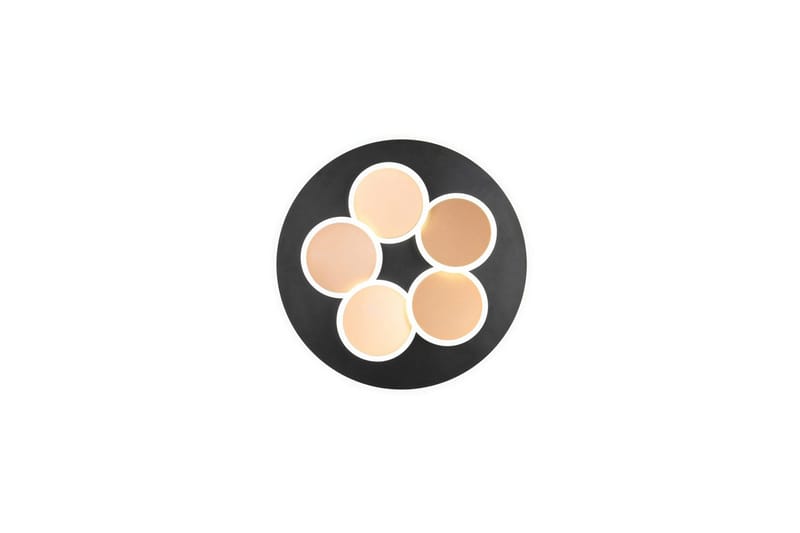 Taklampa TRIO Mandala Mattsvart/guld - Mattsvart/guld - Belysning - Lampor & belysning inomhus - Taklampa & takbelysning - Takplafond