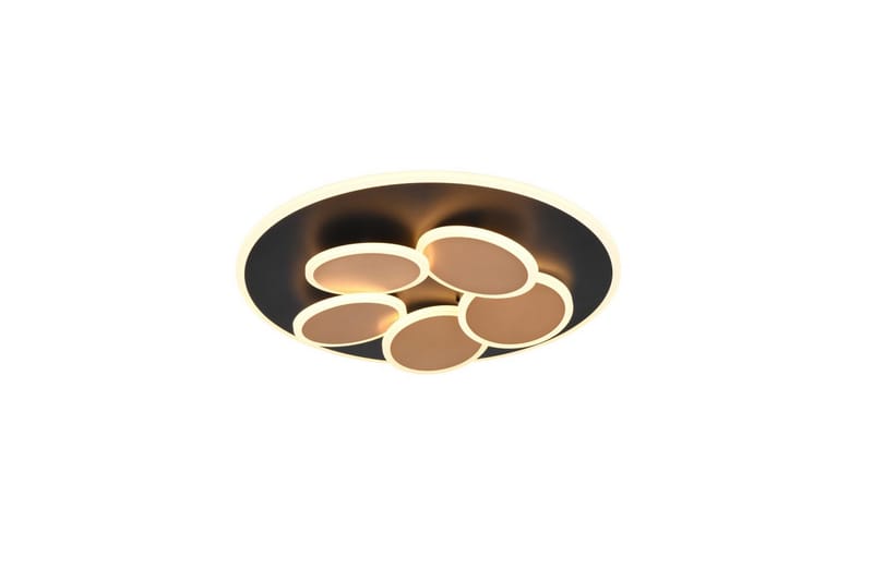 Taklampa TRIO Mandala Mattsvart/guld - Mattsvart/guld - Belysning - Lampor & belysning inomhus - Taklampa & takbelysning - Takplafond