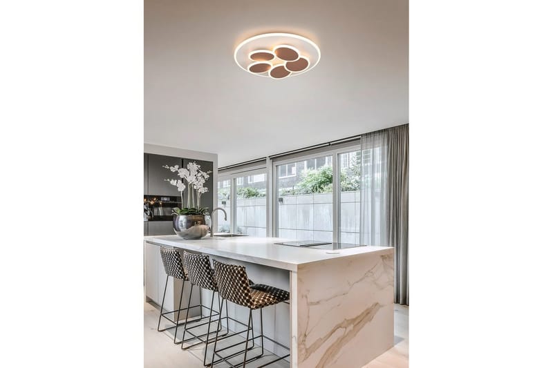 Taklampa TRIO Mandala Varm grå/kaffebrun - Varm grå/kaffebrun - Belysning - Lampor & belysning inomhus - Taklampa & takbelysning - Takplafond