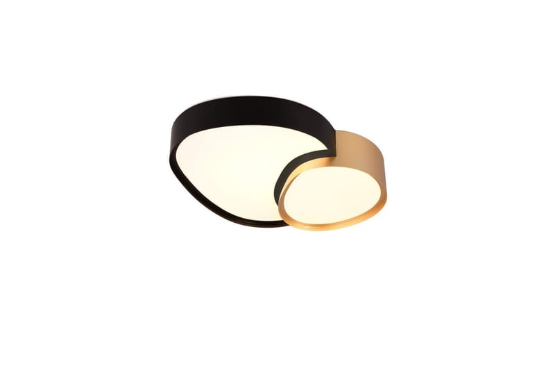 Taklampa TRIO Rise 43 cm, Svart/guld - 43 cm, Svart/guld - Belysning - Lampor & belysning inomhus - Taklampa & takbelysning - Takplafond