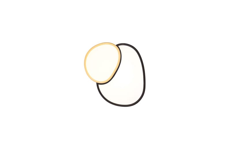 Taklampa TRIO Rise 43 cm, Svart/guld - 43 cm, Svart/guld - Belysning - Lampor & belysning inomhus - Taklampa & takbelysning - Takplafond