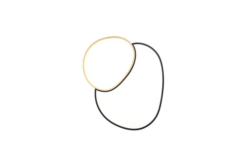 Taklampa TRIO Rise 77 cm, Svart/guld - 77 cm, Svart/guld - Belysning - Lampor & belysning inomhus - Taklampa & takbelysning - Takplafond