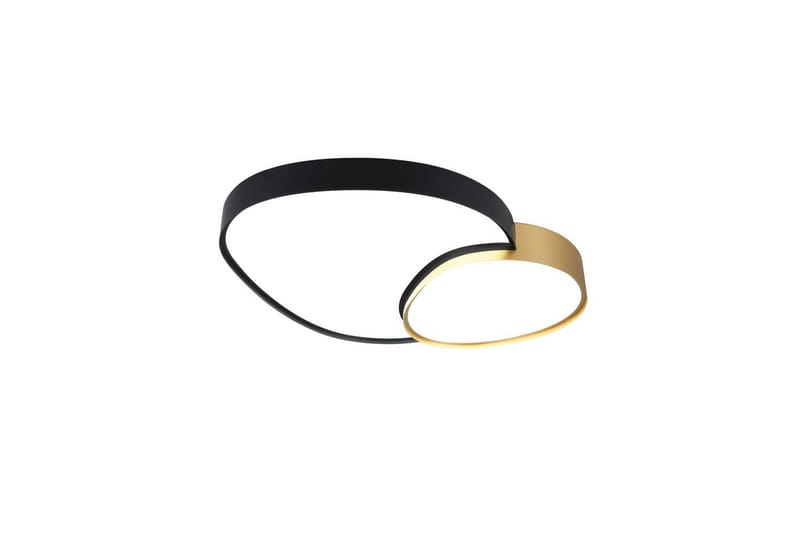 Taklampa TRIO Rise 77 cm, Svart/guld - 77 cm, Svart/guld - Belysning - Lampor & belysning inomhus - Taklampa & takbelysning - Takplafond