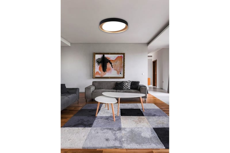 Taklampa TRIO Zeta Svart/guld - Svart/guld - Belysning - Lampor & belysning inomhus - Taklampa & takbelysning - Takplafond