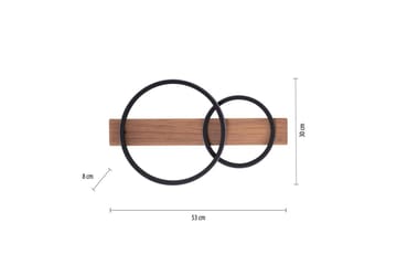 Taklampa Trooper - 30x8x53 cm - Belysning - Lampor & belysning inomhus - Taklampa & takbelysning - Takplafond