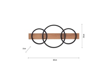 Taklampa Trooper - 30x8x68 cm - Belysning - Lampor & belysning inomhus - Taklampa & takbelysning - Takplafond