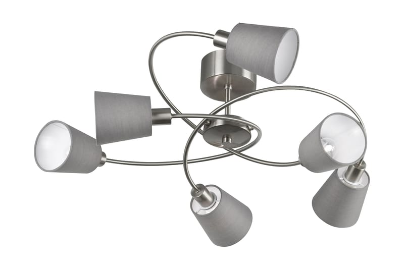 Taklampa Troy 6L - Grå - Taklampa sovrum - Kökslampa & taklampa kök - Hall lampa - Fönsterlampa - Pendellampa & hänglampa - Taklampa vardagsrum - Fönsterlampa hängande - Taklampa & takbelysning