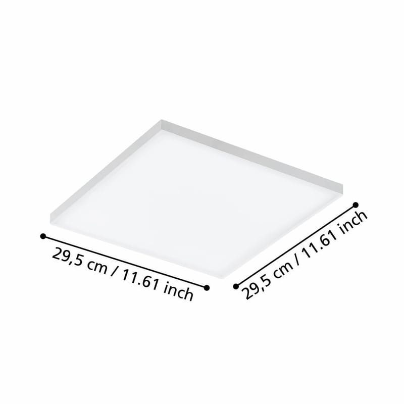 Taklampa Turcona - 300x300 mm - Belysning - Lampor & belysning inomhus - Taklampa & takbelysning - Takplafond