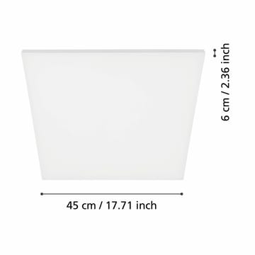 Taklampa Turcona - 450x450 mm - Belysning - Lampor & belysning inomhus - Taklampa & takbelysning - Takplafond