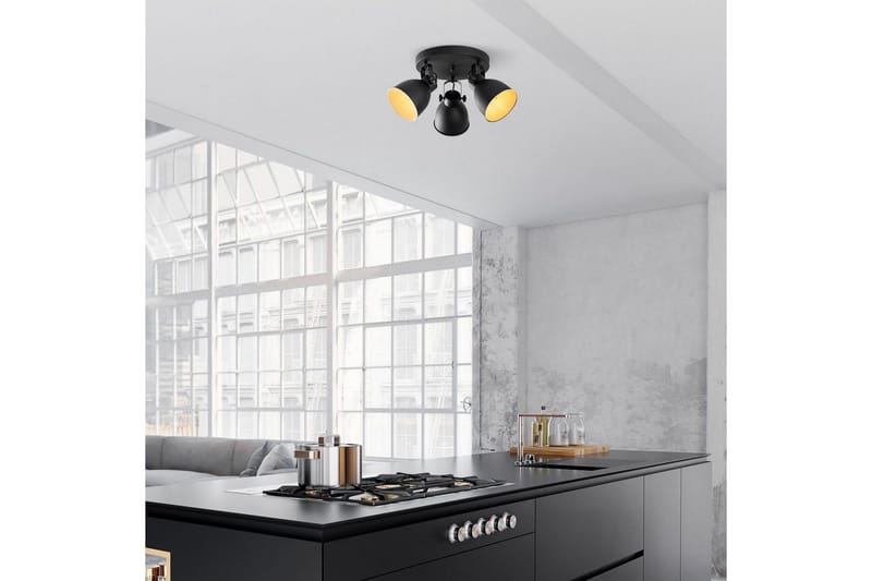 Taklampa Tyka Svart - Svart - Belysning - Lampor & belysning inomhus - Taklampa & takbelysning - Takplafond