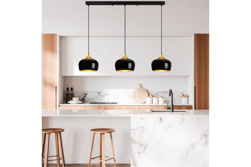 Taklampa Valen Svart - Svart - Belysning - Lampor & belysning inomhus - Taklampa & takbelysning - Kökslampa & taklampa kök