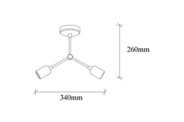 Taklampa Vilsa Vintage - Vintage - Belysning - Lampor & belysning inomhus - Taklampa & takbelysning - Takplafond