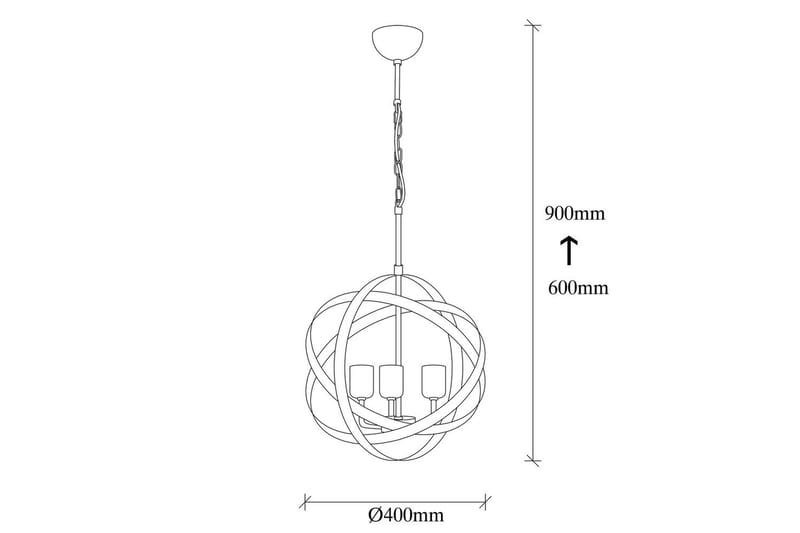 Taklampa Voroa Rany / Svart - Rany / Svart - Belysning - Lampor & belysning inomhus - Taklampa & takbelysning - Kökslampa & taklampa kök