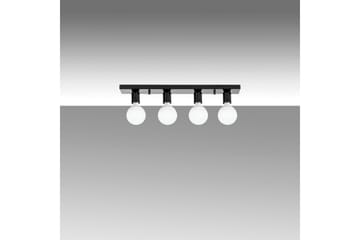 Taklampa Wostra Svart / Vit - Svart / Vit - Belysning - Lampor & belysning inomhus - Taklampa & takbelysning - Takplafond