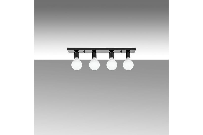 Taklampa Wostra Svart / Vit - Svart / Vit - Belysning - Lampor & belysning inomhus - Taklampa & takbelysning - Takplafond